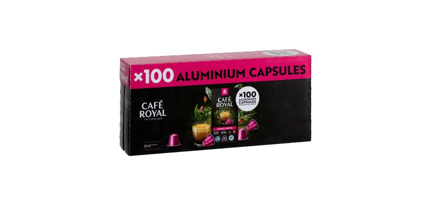 Capsules de café Café Royal Lungo Forte - Boîte de 100