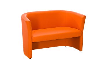 Premium 2-seater sofa - faux leather
