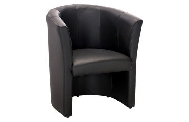 Premium armchair 1 seat - leather crust