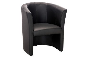 Premium armchair 1 seat - leather crust