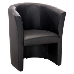 Premium armchair 1 seat - leather crust