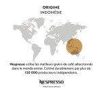 Pack 5 boîtes de 50 capsules de café Nesspresso Professionnel Indonesia FairTrade + 1 boîte OFFERTE