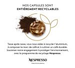 Capsule de café Nespresso Professionnel Bianco Intenso  - Boîte de 50