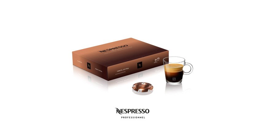 Capsule de café Nespresso Professionnel Forte Extra  - Boîte de 50