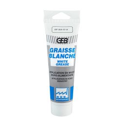 Graisse blanche pour contact alimentaire GEB - Tube de 125 ml