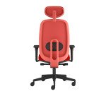 Sedia operativa Olive con poggiatesta colorata