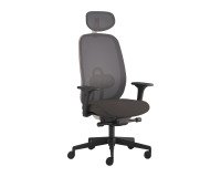 Sedia operativa Olive con poggiatesta colorata