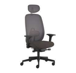 Sedia operativa Olive con poggiatesta colorata