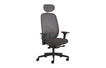 Sedia operativa Olive con poggiatesta colorata