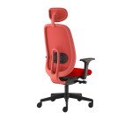 Sedia operativa Olive con poggiatesta colorata