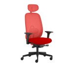 Sedia operativa Olive con poggiatesta colorata