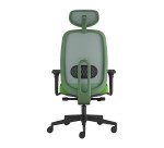 Sedia operativa Olive con poggiatesta colorata