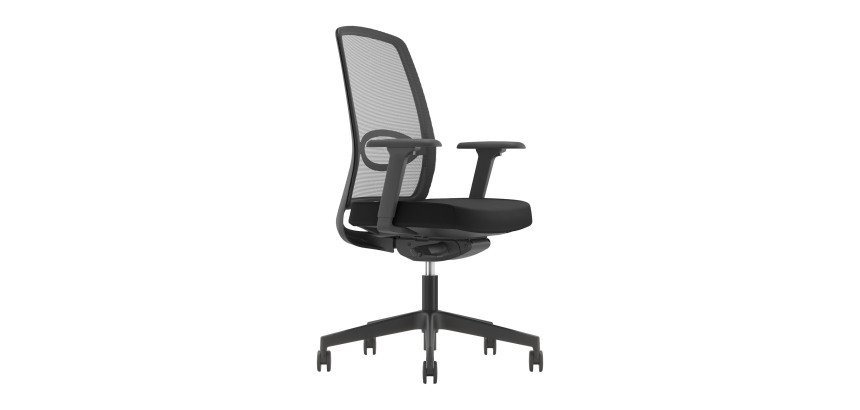 Seduta ergonomica Wink colore nero