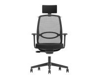 En_sedia wink con poggiatesta colore nero