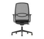 Seduta ergonomica Wink colore nero