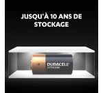 Pile lithium Duracell CR2, lot de 2