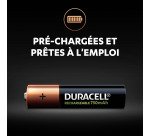 Accu rechargeable Duracell HR03 AAA - Blister de 4 accus