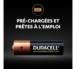 Accu rechargeable Duracell HR6 AA - Blister de 4 accus