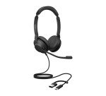 Casque micro filaire Jabra Evolve2 30 SE UC Stéréo USB-C/A - 2 écouteurs