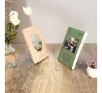 Espositore -Stand - Supporto - Reggilibri piccolo trasparente in acrilico 105x150x40mm - Espositore libro - Bookstand