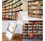 Espositore -Stand - Supporto - Reggilibri grande trasparente in acrilico 210x200x50mm - Espositore libro - Bookstand