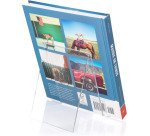 Espositore -Stand - Supporto - Reggilibri grande trasparente in acrilico 210x200x50mm - Espositore libro - Bookstand