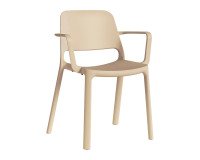 Seduta per visitatore 600 con braccioli colorata