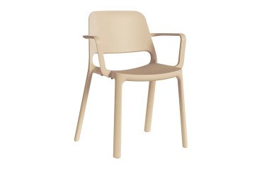 Seduta per visitatore 600 con braccioli colorata