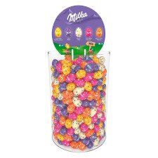 Milka oeufs de Pâques - goûts assorti - tube de 3 kg