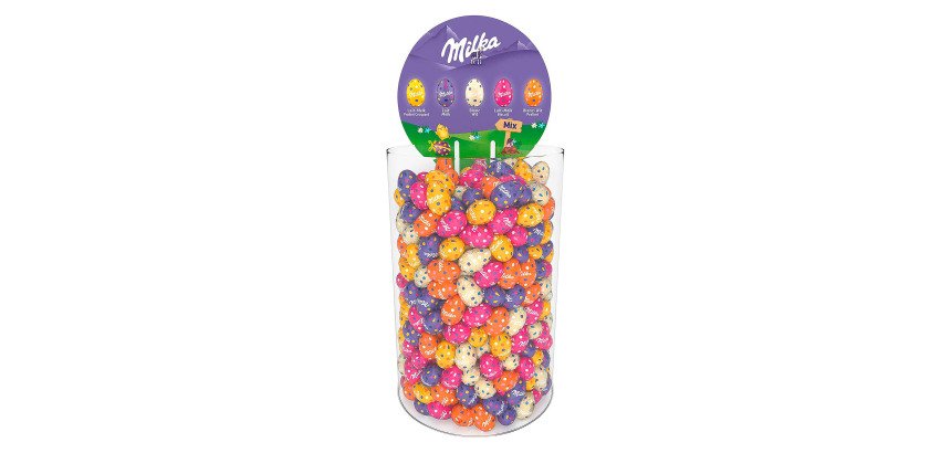 Milka Easter egg assortment - 3 kg tube