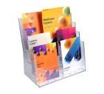 Porta brochure/cataloghi da banco multi-formati - Cristallo