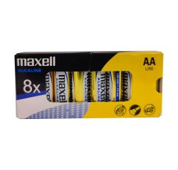 Pilas LR06 AA Maxell pack de 8