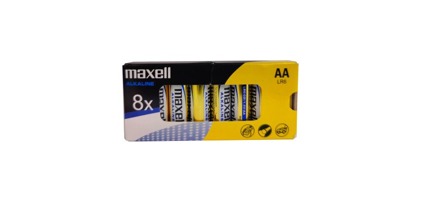 Pilas LR06 AA Maxell pack de 8