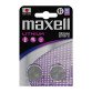 Pilas de botón litio CR2016 Maxell 3V blíster de 2