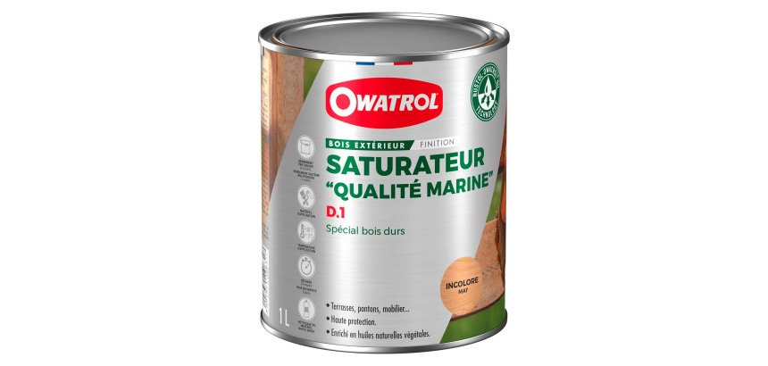Saturateur Deks Olje D.1 - bois exotiques - mat incolore - 1 L