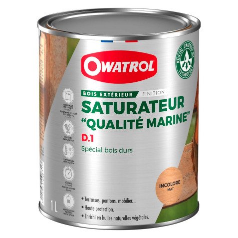 Saturateur Deks Olje D.1 - bois exotiques - mat incolore - 1 L