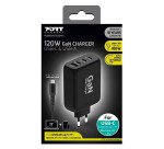 Port Ladegerät Wand GaN 120 W USB-C & USB-A