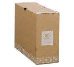 Brown Bruneau cardboard archive box - 12 cm back - Brown