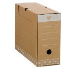 Brown Bruneau cardboard archive box - 12 cm back - Brown