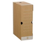 Brown Bruneau cardboard archive box - 12 cm back - Brown