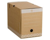 Brown Bruneau cardboard archive box - 20 cm spine - Brown