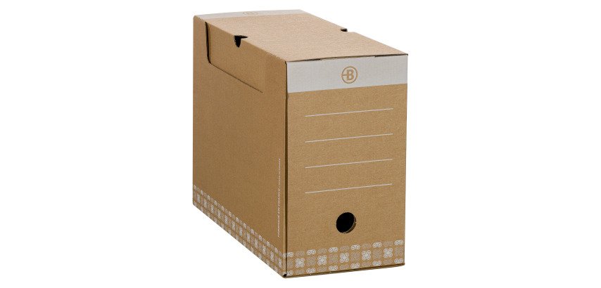 Brown cardboard archive box - 15 cm spine - Brune