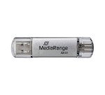 Media Range clé USB Combo 32 Go Usb 3.2 (USB-A), Usb 3.2 (USB-C) Argent