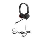 Casque micro filaire Jabra Evolve 30 II Teams Stéréo USB-C/A - 2 écouteurs