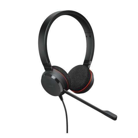 Casque micro filaire Jabra Evolve 20 Teams Stéréo USB-C/A - 2 écouteurs