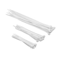 Bridas blancas Kreator 5 x 190 mm - paquete de 50