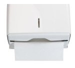 Distributeur essuie-mains manuel blanc Bruneau