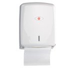 Distributeur essuie-mains manuel blanc Bruneau