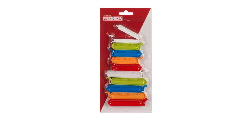 Clips sellador de bolsas - pack de 10