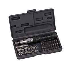 Conjunto de destornilladores de carraca 41 piezas